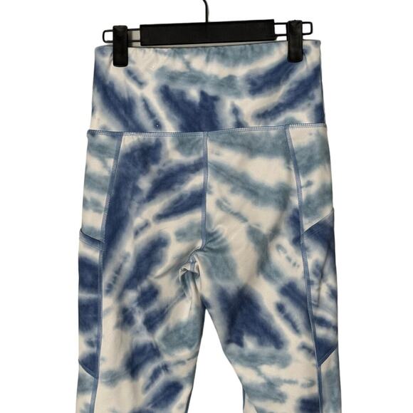 American Eagle Womens The Everything Pocket Legging Blue Tie Dye Size M - Picture 5 of 5